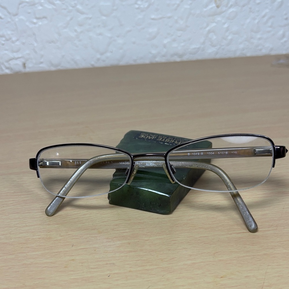Burberry Black Semi-Rimless Reading Glasses
